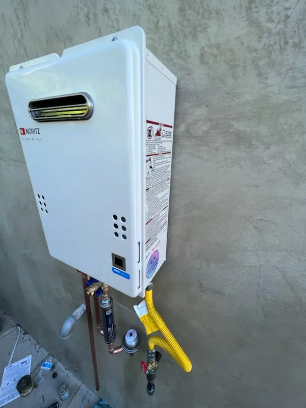 Tankless water heater installation for Buckingham homes